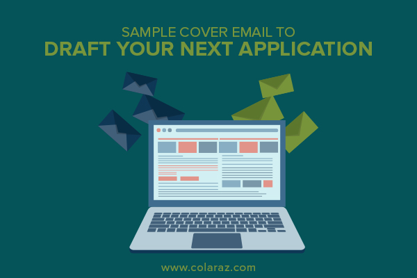 email application, cover email, sample email for cover letter